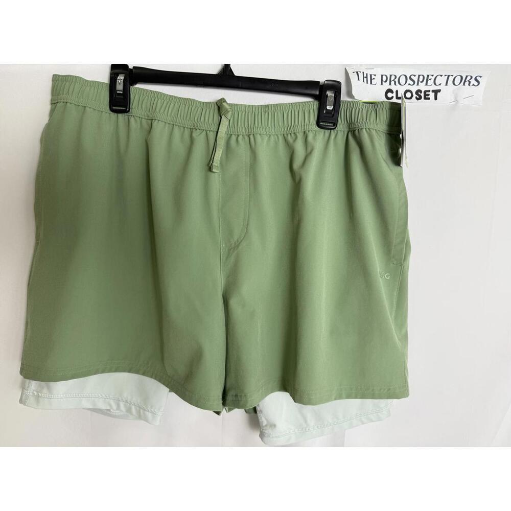 NWT DSG Men's XL  2 in 1 Agility Shorts Activewear 5" with Inner Liner